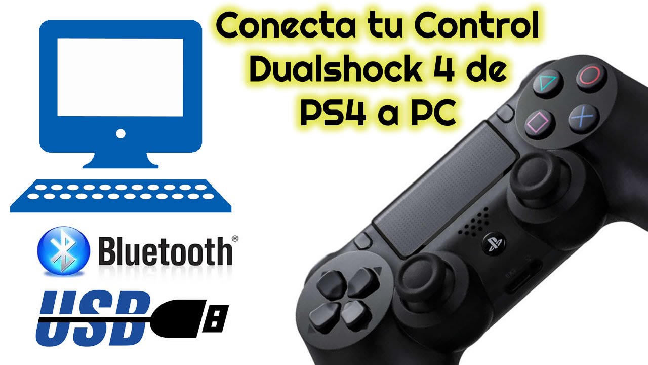 Подключение dualshock к пк через bluetooth Control de Ps4 a PC por Bluetooth o USB Conecta Dualshock 4 - YouTube