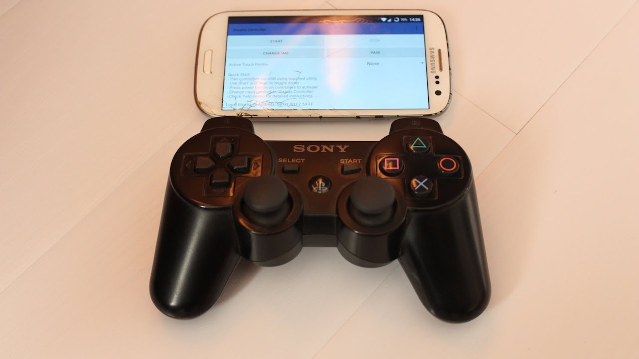 Подключение dualshock к телефону How to connect PS3 controller (DualShock 3) to Android wirelessly - YouTube