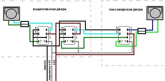 Подключение дублирующей кнопки Кнопки ЭСП в ручках дверей - Lada 21074, 1,6 л, 2005 года своими руками DRIVE2