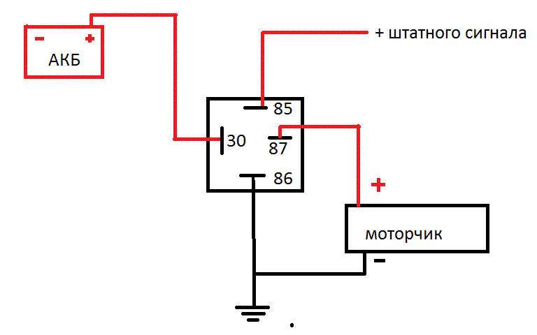 Подключение дудки через реле 4 контактное Пневмосигнал установлен! - Mitsubishi Lancer X, 1,5 л, 2010 года тюнинг DRIVE2