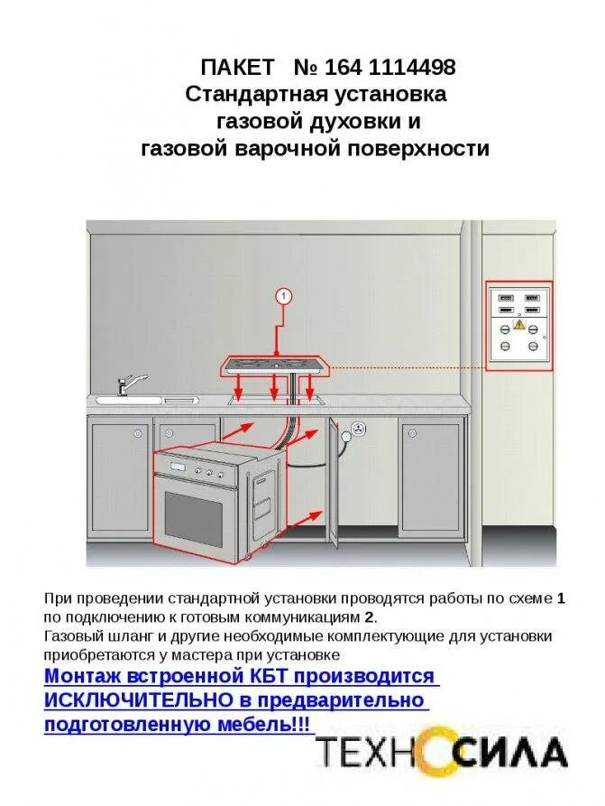 Подключение духового шкафа газу Как подключить встроенный газовый духовой шкаф: пошаговое руководство