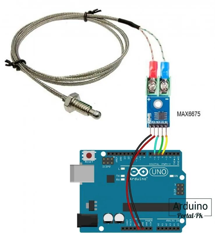 Подключение два max6675 к ардуино #32. Подключение термопары К-типа к Arduino с помощью модуля max6675.