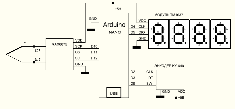 Подключение два max6675 к ардуино Терморегулятор MAX6675 (Arduino) - rcl-radio.ru