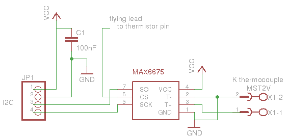 Подключение два max6675 к ардуино Hacks to the RepRap Extruder Controller v2.2 - RepRap