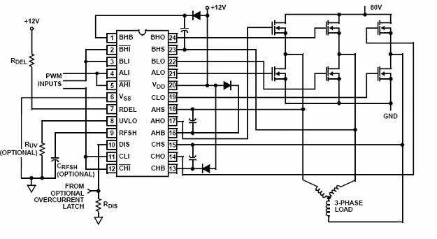 Подключение двигателей к микроконтроллеру Designing a low-voltage motor drive - EDN