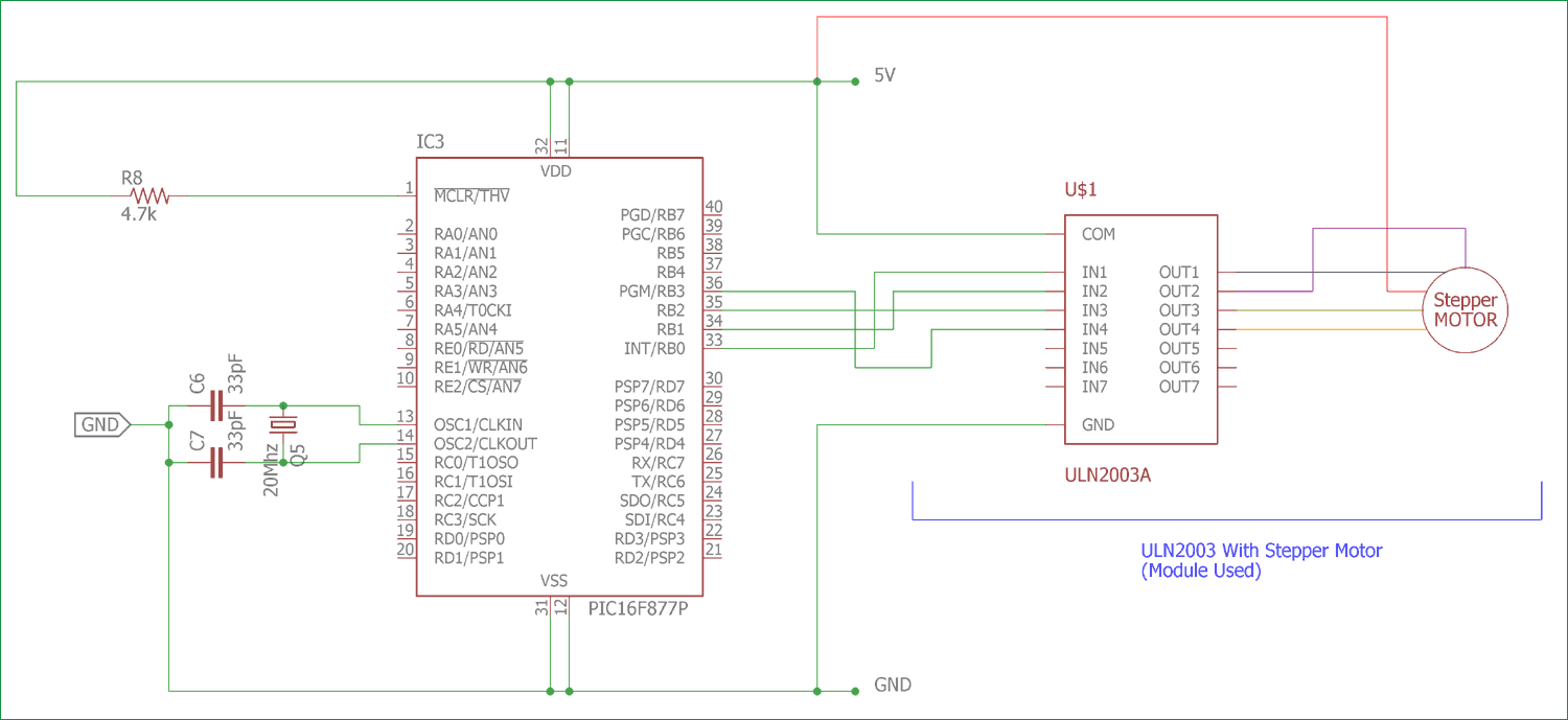 Подключение двигателей к микроконтроллеру Подключение шагового двигателя к микроконтроллеру PIC: схема и программа