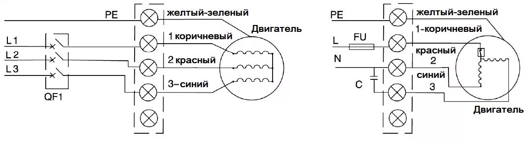 Подключение двигателей вентиляции Вентиляторы MaEr YDWF -315 - Арктик холод