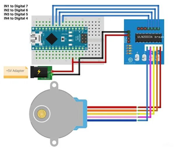 Астротрекер на базе шагового двигателя 28BYJ-48 и Arduino Диод Просвещение Дзен