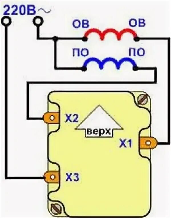 Подключение двигателя 2ухл4 Cхема подключения электродвигателя стиральной машины Электрика, Электродвигатель