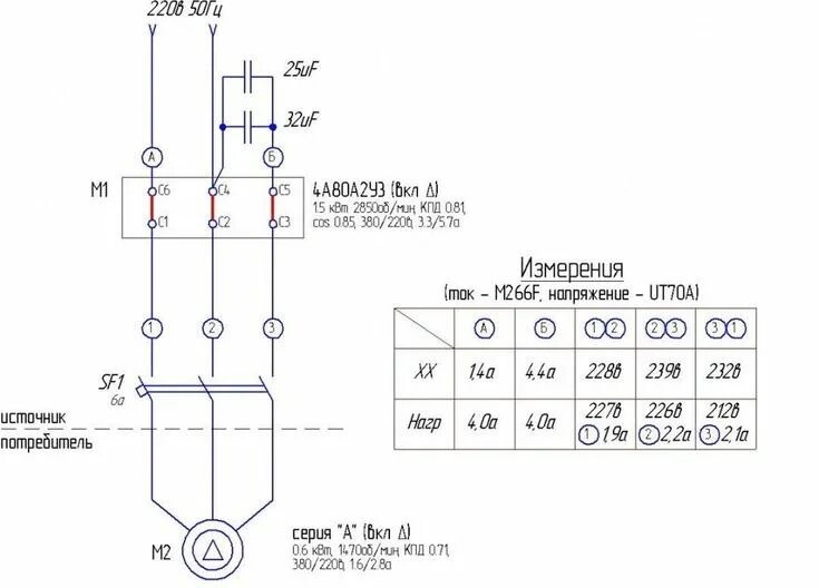 Подключение двигателя 75 квт Рабочая схема Home electrical wiring, Electrical wiring, Electricity