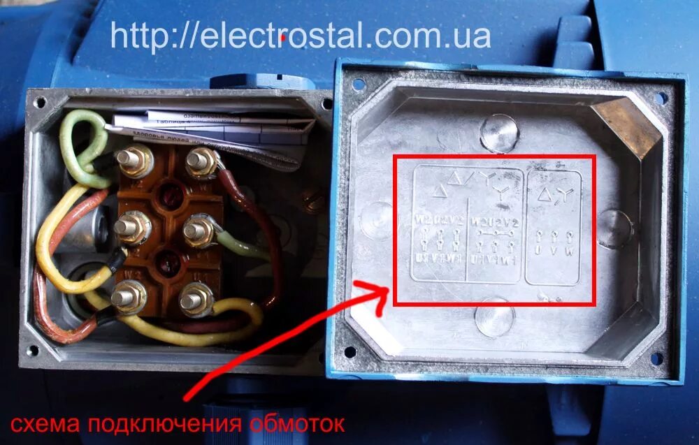 Подключение двигателя 75 квт Как подключить трехфазный двигатель на 220 вольт с использованием конденсаторов: