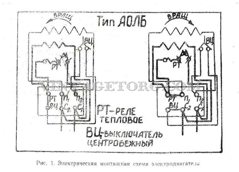 Подключение двигателя аолб Аолб 22 4м схема подключения