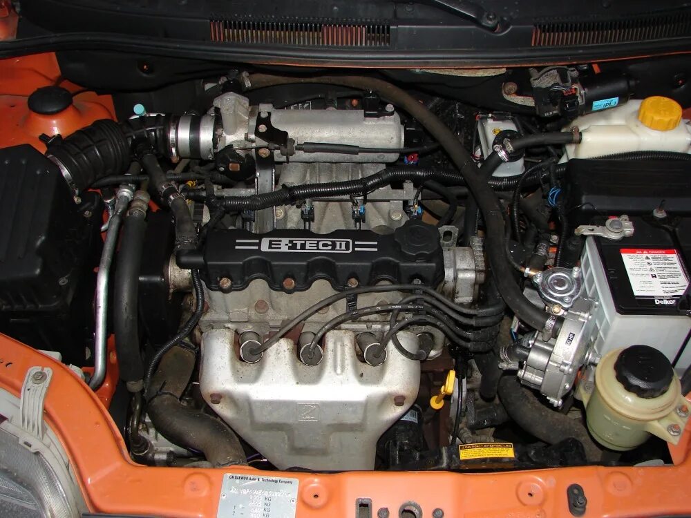 Подключение двигателя аве Гайд.Слабые места Chevrolet Aveo. - Chevrolet Aveo 5-door (1G), 1,4 л, 2007 года