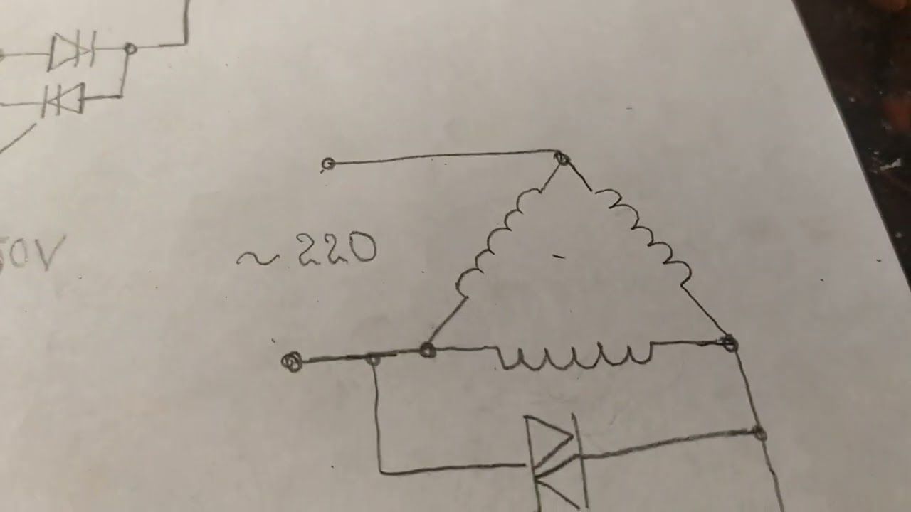 Подключение двигателя без конденсаторов Запуск трехфазного электродвигателя без конденсаторов в сети 220 Вольт. Электрод