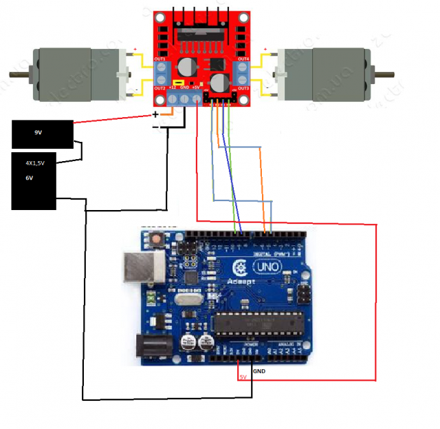 Подключение двигателя через ардуино Arduino motor and motor driver - Arduino Stack Exchange