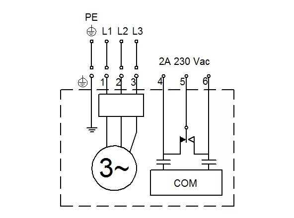 Подключение двигателя дренажного насоса Grundfos SEG.40.12.E.2.50B