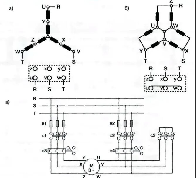 Подключение двигателя двойная звезда Ответы Mail.ru: А как понять что существует только два способа подключения ЭД, з