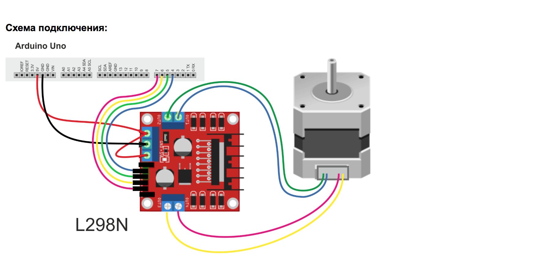 Подключение двигателя к ардуино через драйвер Как установить драйвера ардуино: найдено 75 изображений
