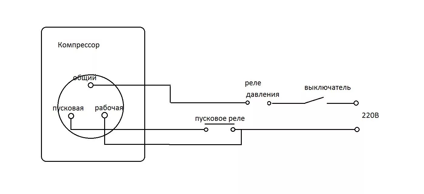 Подключение двигателя компрессора high quality Компрессор своими руками или как сделать компрессор их холодильника. - Сообществ