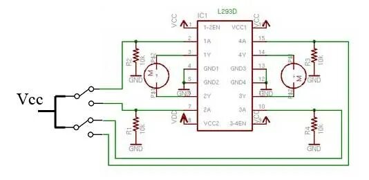 Подключение двигателя l293d motor - L293DNE Always On - Electrical Engineering Stack Exchange