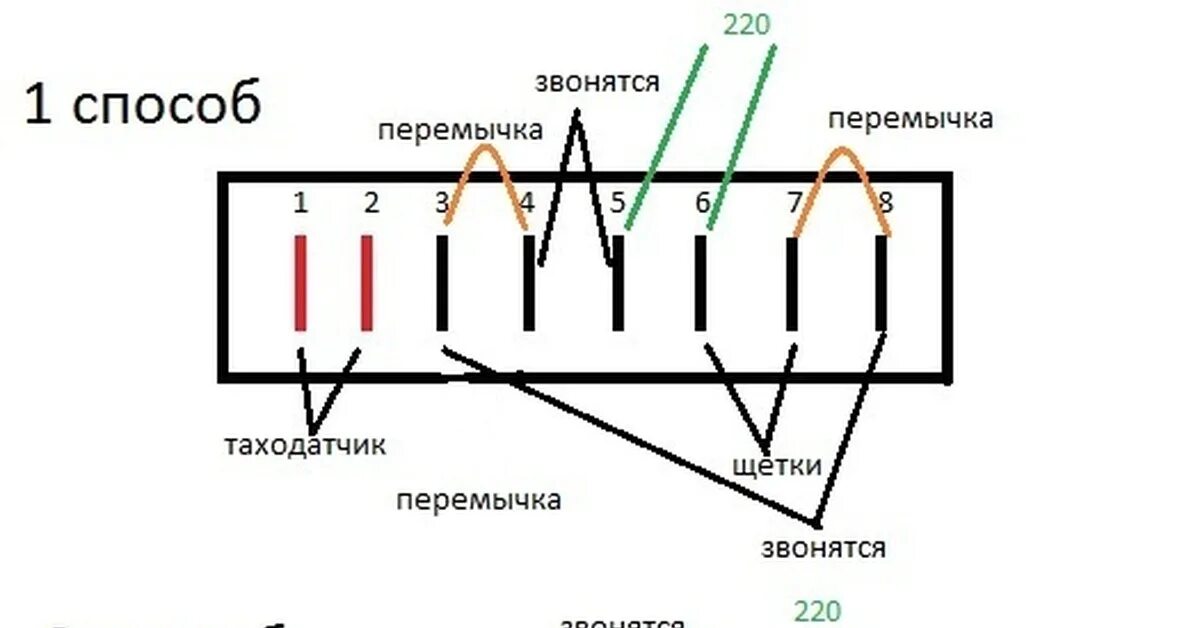 Подключение двигателя от стиральной машины автомат напрямую Как подключить двигатель стиралки с конденсатором Пикабу