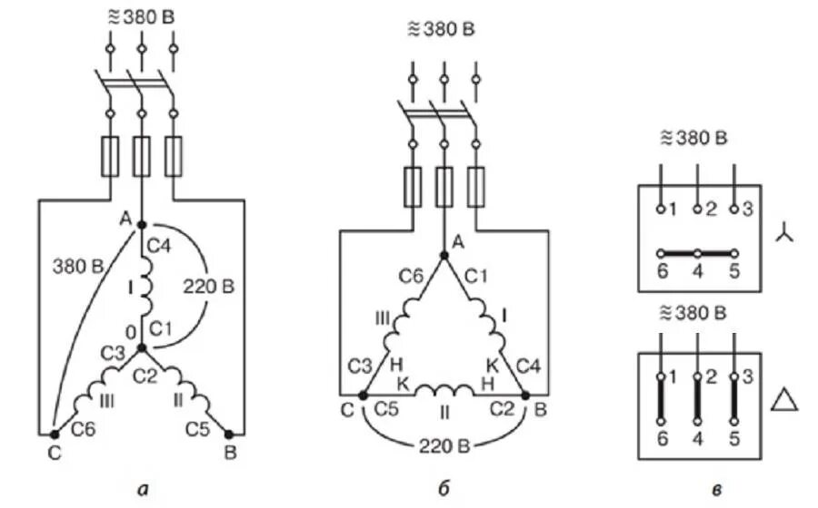 Conexiones para motor 220 y 380 Electrical circuit diagram, Basic electrical wir