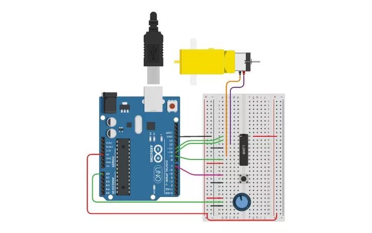 Подключение двигателя постоянного тока к ардуино Arduino и L293D, Двигатель постоянного тока The help