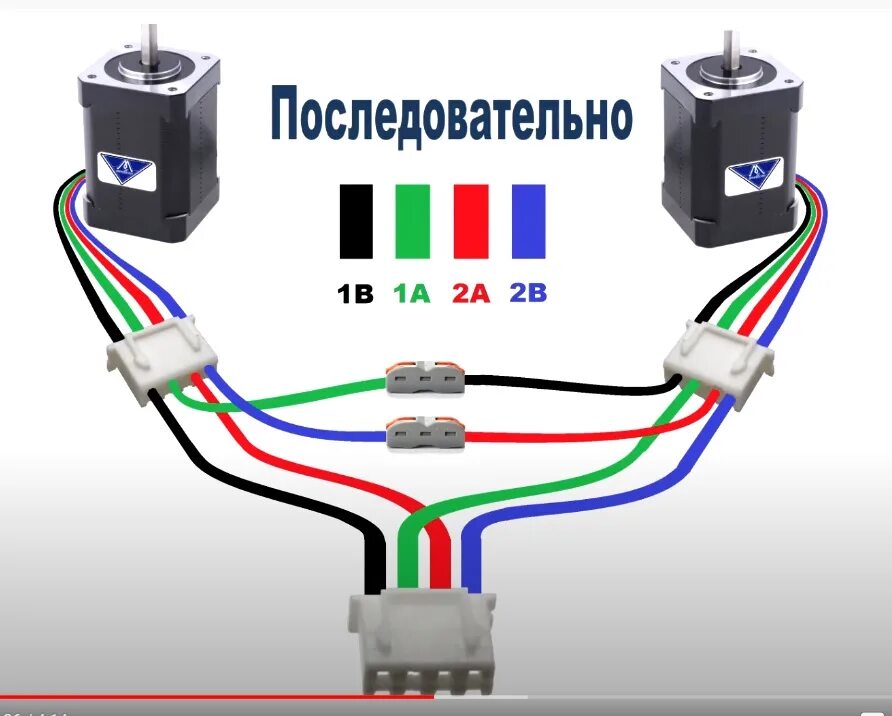 Подключение двигателя принтера Самосбор 3D Printer Core XY 310*310 мм Своими Руками