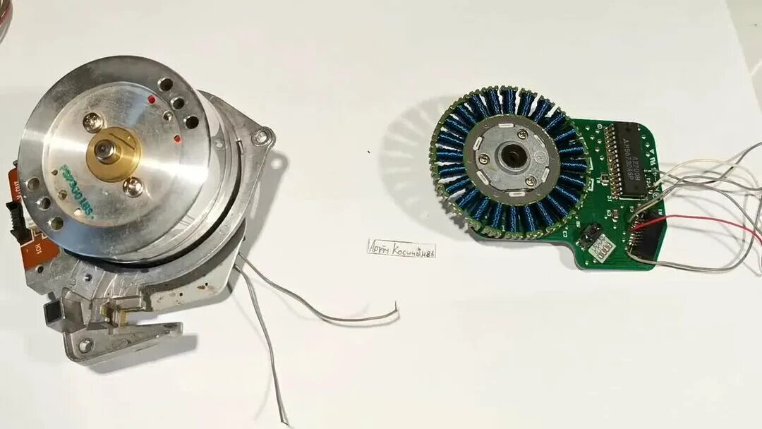Подключение двигателя принтера Как запустить моторы из видеомагнитофона и ими управлять Электронные схемы Дзен