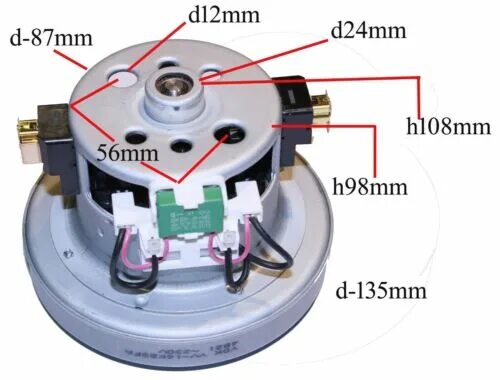 Подключение двигателя пылесоса Dyson Motor Ydk YV-16K23FA Staubsauger DC19 DC28 DC29 DC33 DC37 DC39 eBay