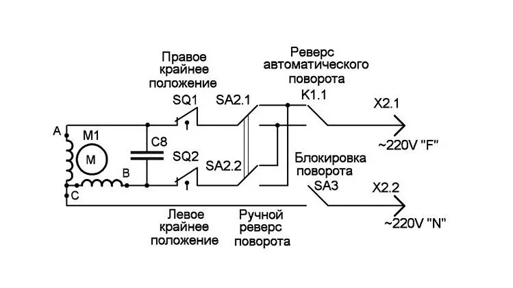 Подключение двигателя рд 09 Реверс частот