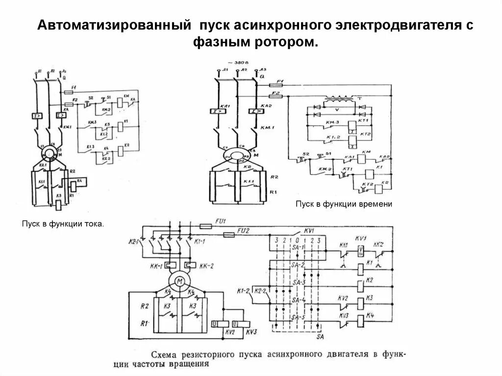 Подключение двигателя с фазным ротором Трансформаторы тока и напряжения. (Билет 18) - online presentation