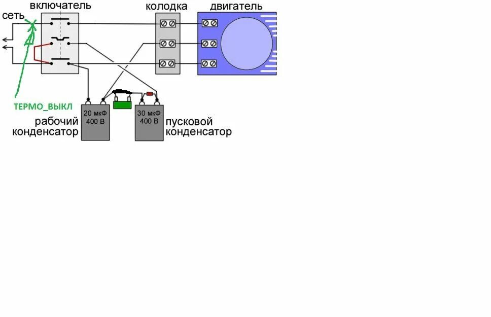 Расчет конденсатора для электродвигателя 380 на 220 HeatProf.ru