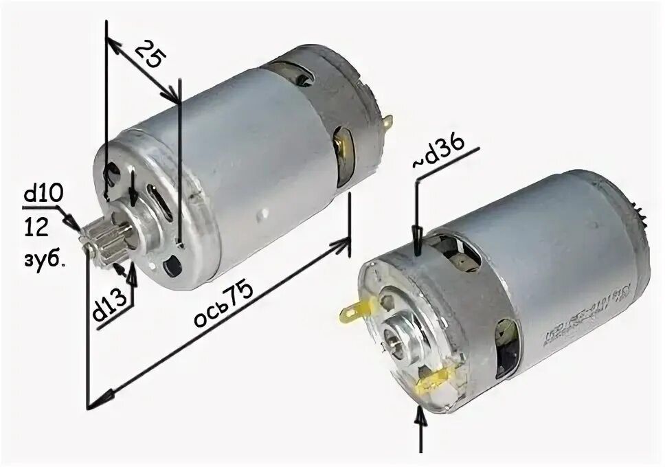 Подключение двигателя шуруповерта Двигатель 14 зубьев для шуруповерта интерскол 18 вольт купить - купить по низкой