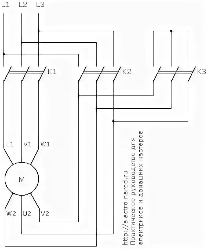 Подключение двигателя со звезды на треугольник Схемы подключения электродвигателей HeatProf.ru
