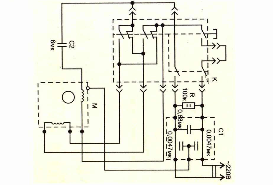 Подключение двигателя стиральные машины малютка Стиральные машинки электросхемы
