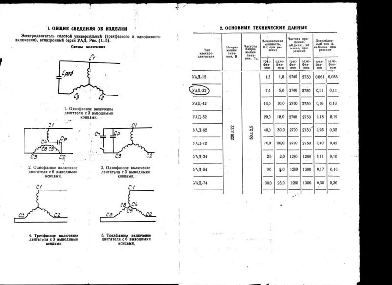 Подключение двигателя уад 32 Ответы Mail.ru: схема подключения электродвигателя УАД-32