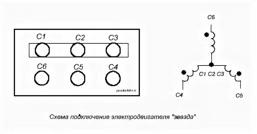 Подключение двигателя звездой на 220 конденсатор Как 380 подключить к 220. Схема подключения электродвигателя 380 на 220 через ко