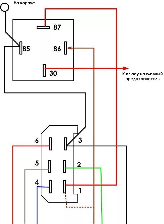 Подключение дворников через реле Разгрузка цепи дворников. - ГАЗ 31105, 2,4 л, 2005 года другое DRIVE2