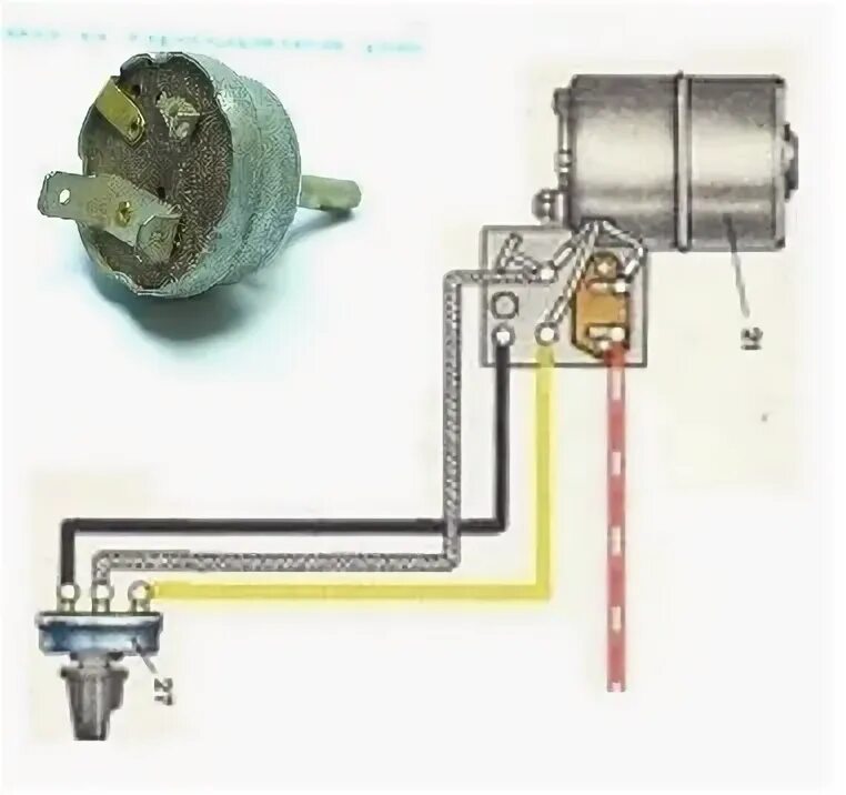 Подключение дворников газ 53 Электрооборудование Переключатель дворников на ранние 412 - DRIVE2