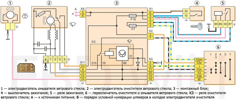 Подключение дворников ваз 2114 Ответы Mail.ru: Перестали работать передние дворники, ваз 2114. Как проверить пи