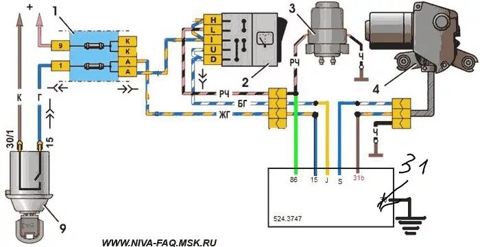 Подключение дворников ваз 2114 Прерывистый режим работы заднего дворника. - Lada 2114, 1,5 л, 2005 года своими 