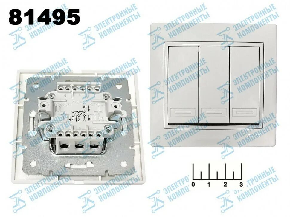 Подключение двойного проходного выключателя лезард Выключатель- купить с доставкой по выгодным ценам в интернет-магазине OZON