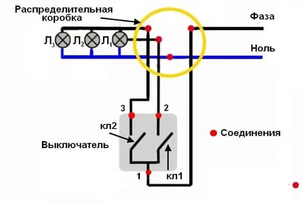 Подключение двойного выключателя к 2 проводам Как подключить двойной выключатель на 2 разные лампы. Как подключить двойной вык