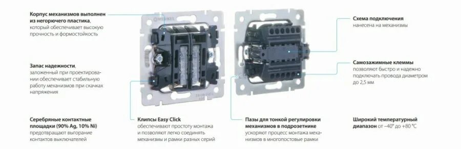 Подключение двойного выключателя werkel Выключатель двухклавишный проходной с подсветкой Werkel W1122101 (WL01-SW-2G-2W-