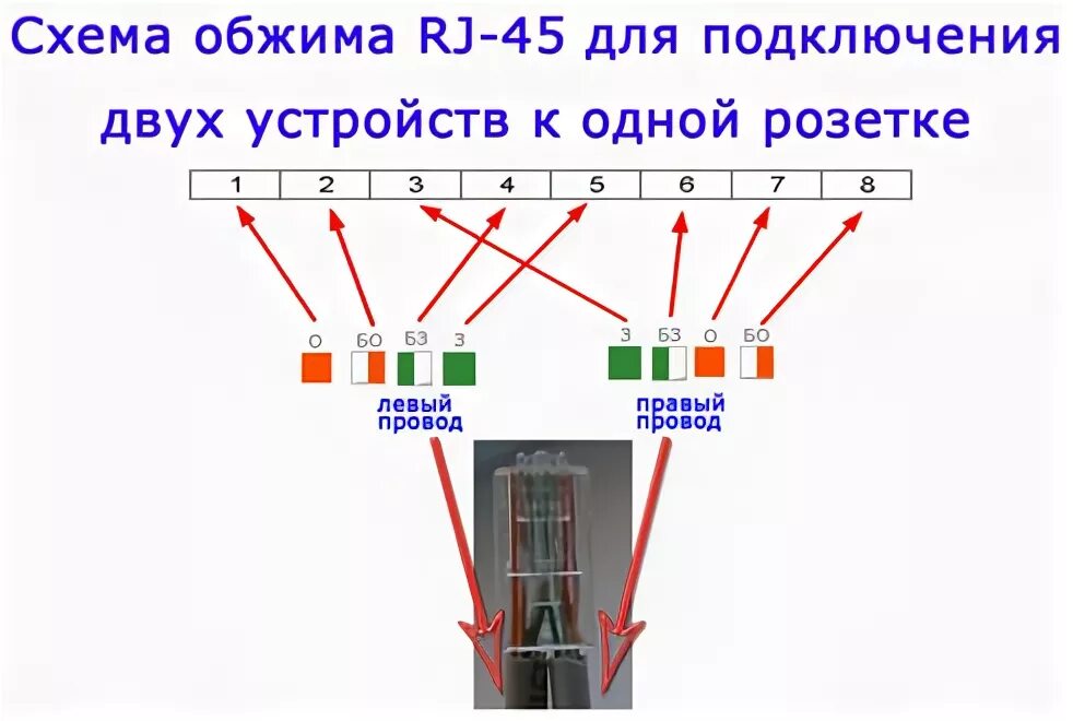 Подключение двойной интернет розетки к одному кабелю НОУ ИНТУИТ Компьютерные сети. Лекция 1: Обжимаем витую пару и розетку