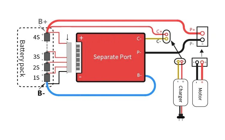 Подключение двух аккумуляторов к bms3s LiFePO4 BMS Φ 6S 8S 12S 20A 50A 60A PCB no-smart BMS для 3,2 V НОМИНАЛЬНОЙ батар