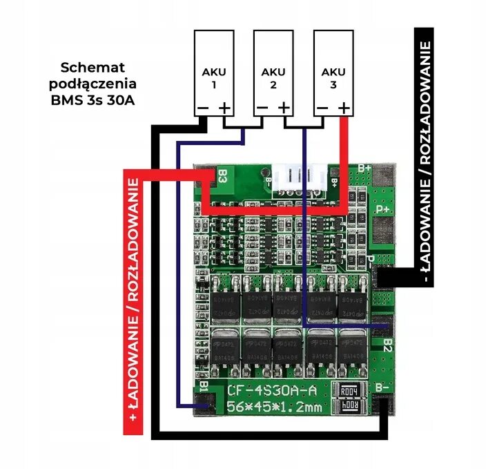 Подключение двух аккумуляторов к bms3s Купить BMS для Li-ion 18650 отвертки 3с 10,8 (12В) 30А: отзывы, фото и характери