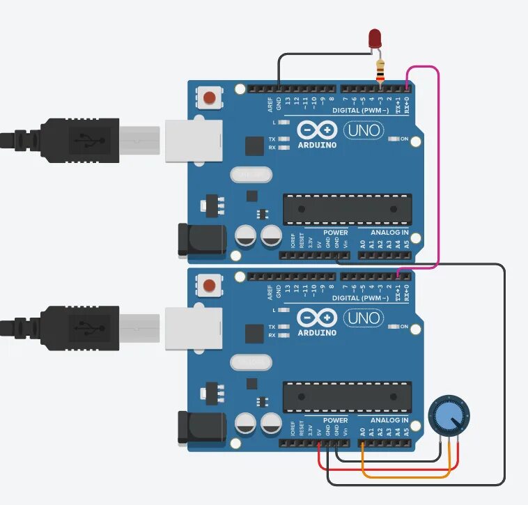 Подключение двух arduino Как передать значение между Arduino? Stepan.Burmistrov Дзен