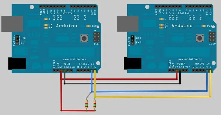 Подключение двух arduino A Simple Method For Expanding Arduino IO Capacity